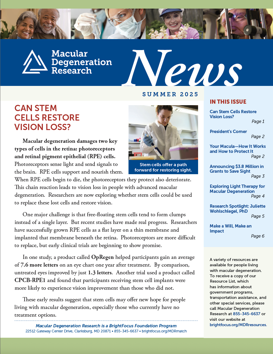 MDR News: Summer 2025 cover page.