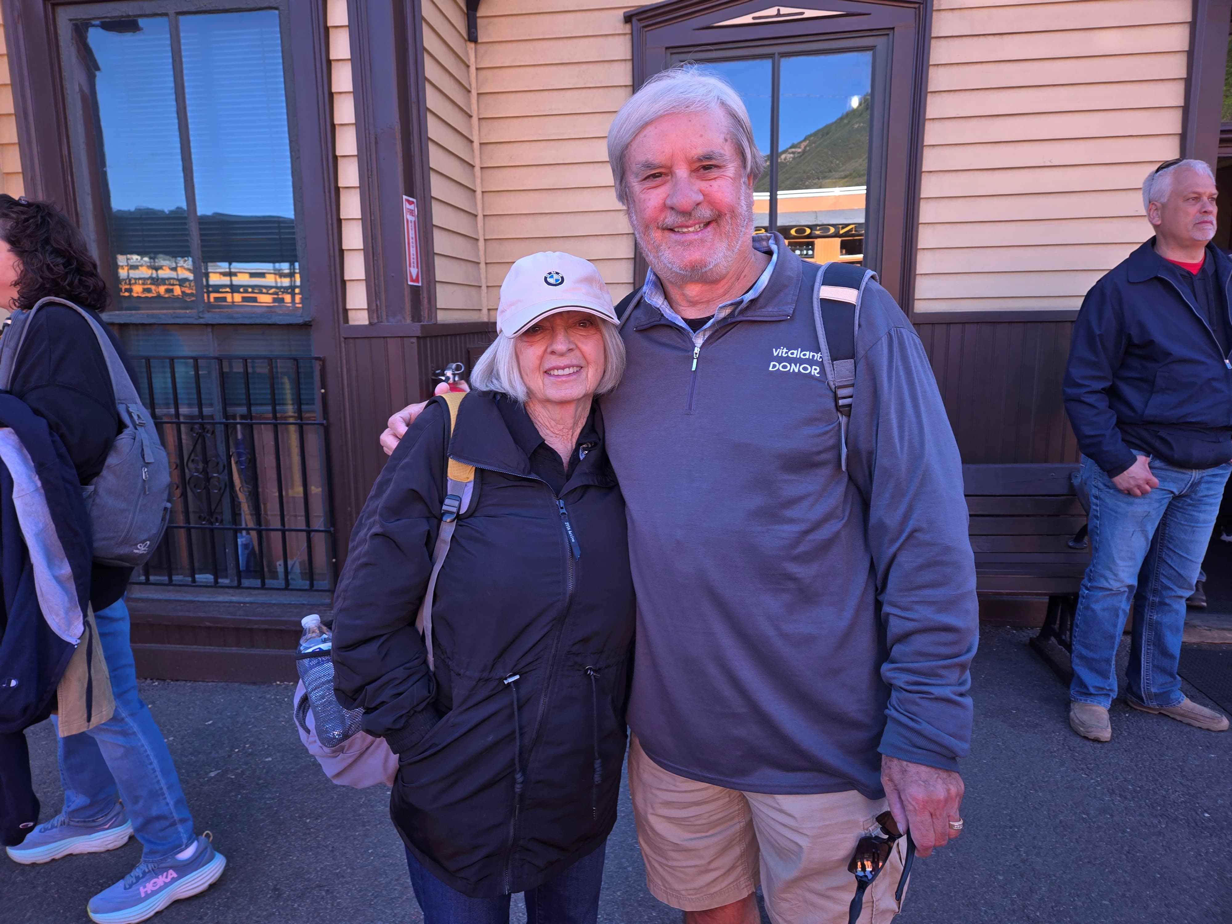 A photo of Dave and Leanna