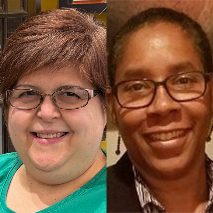 Ellen Ladau and Robin Saunders.