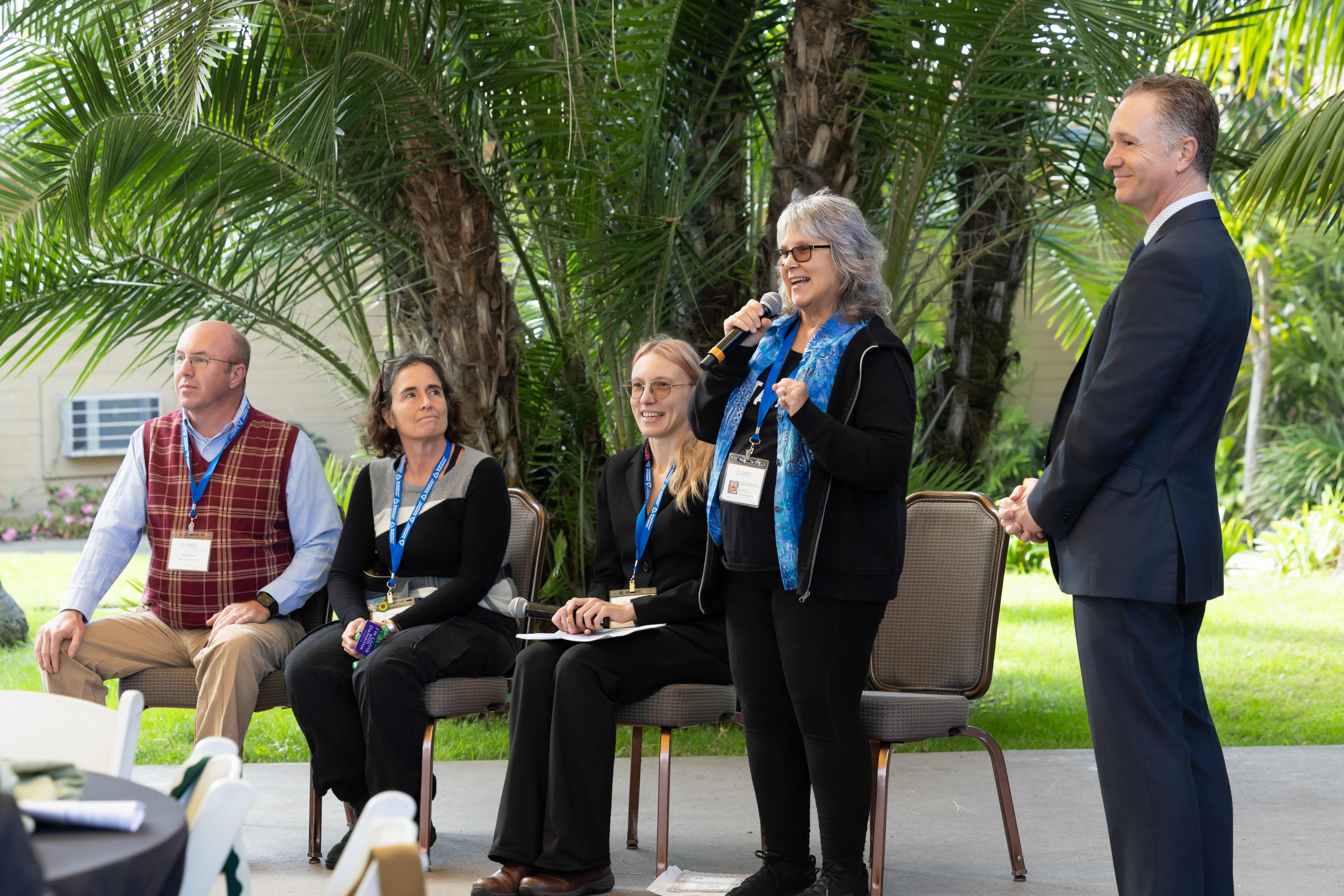 Ron Moore, Julie Moore, Emily Kawasaki, Cynthia, Dr. Joshua Grill.