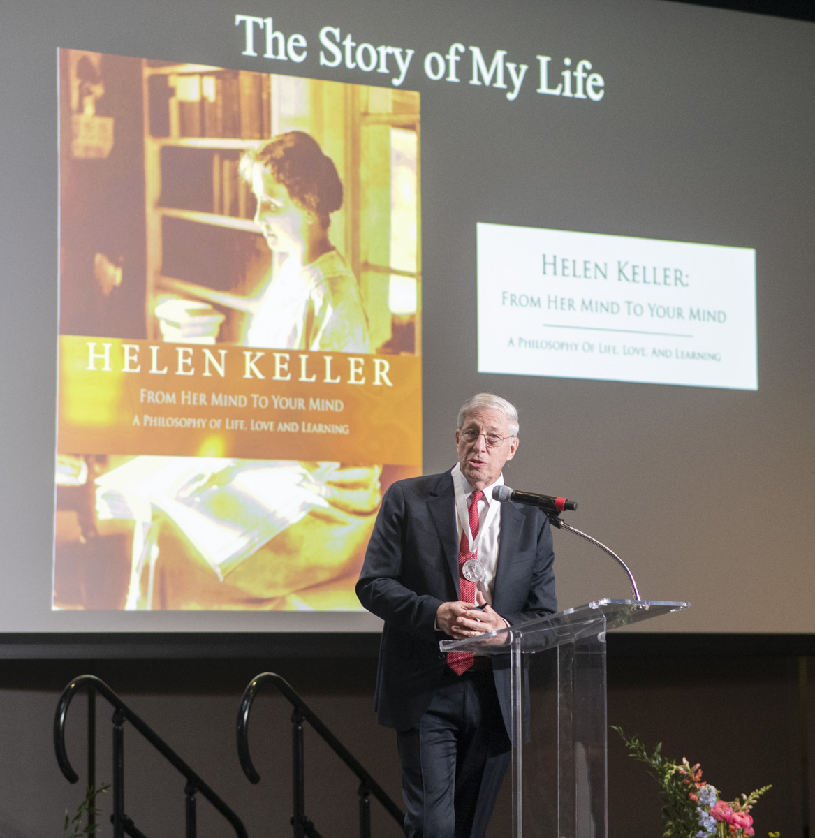 Dr. David Abramson accepts the 2026 Helen Keller Prize