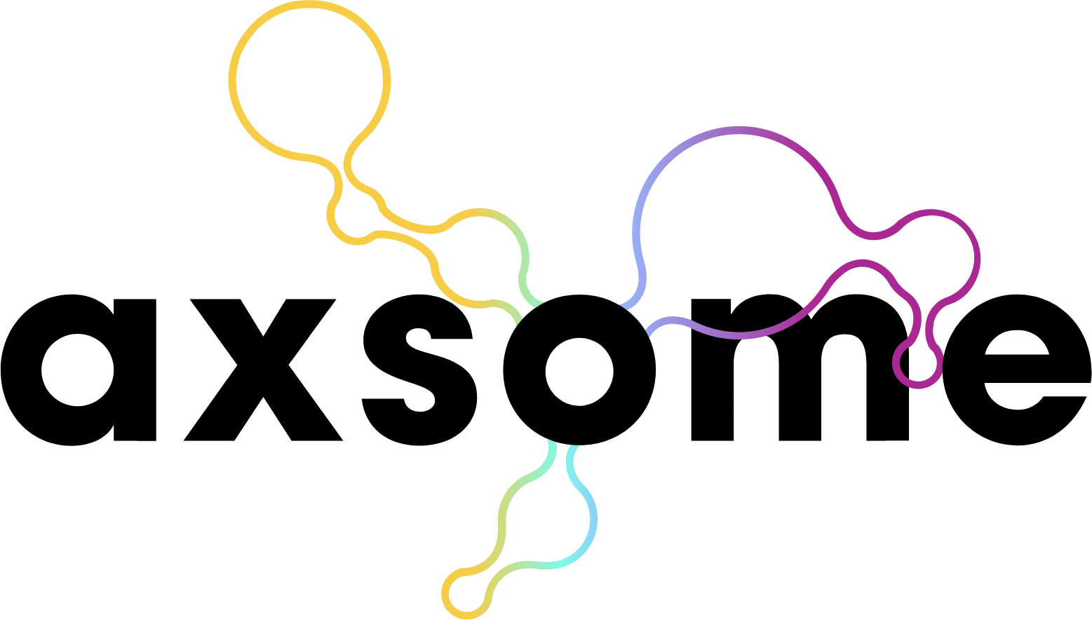Axosome logo.