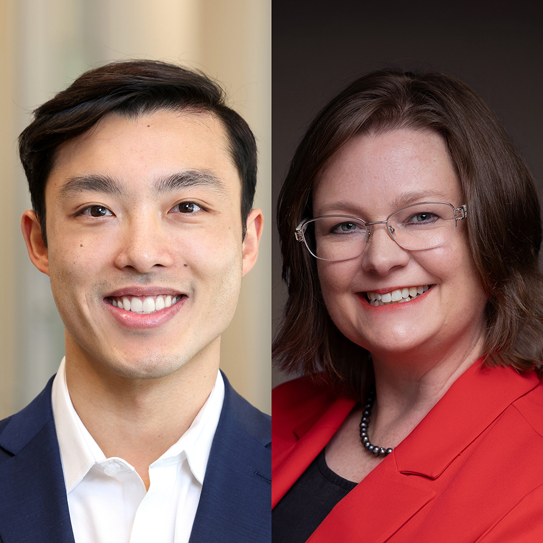 Jimmy Liu, PhD and Diane Bovenkamp, PhD.