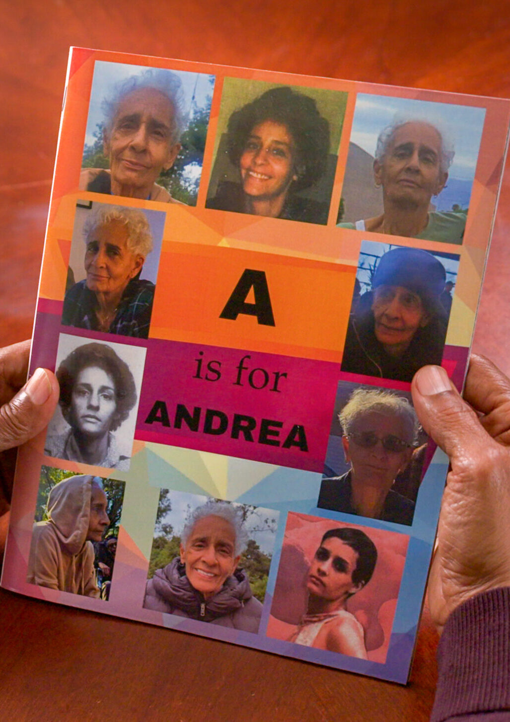 Cover of "A is for Andrea," a memory book created by Andre Royo