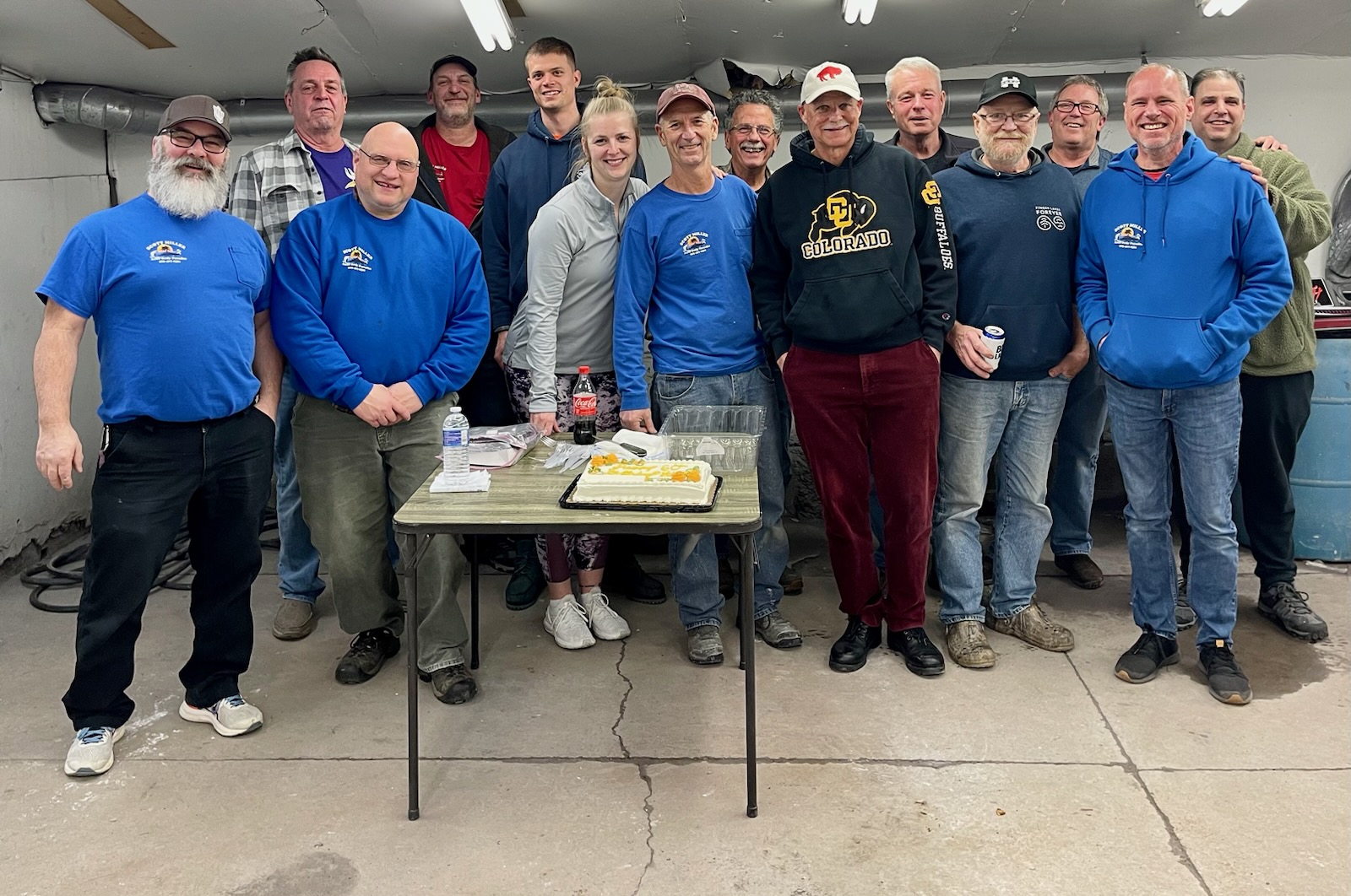 Scott Miller and group of friends and family.